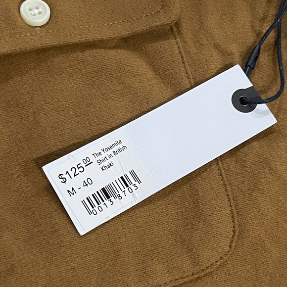 NWT Taylor Stitch Yosemite Shirt in British Khaki size medium - Picture 5 of 7